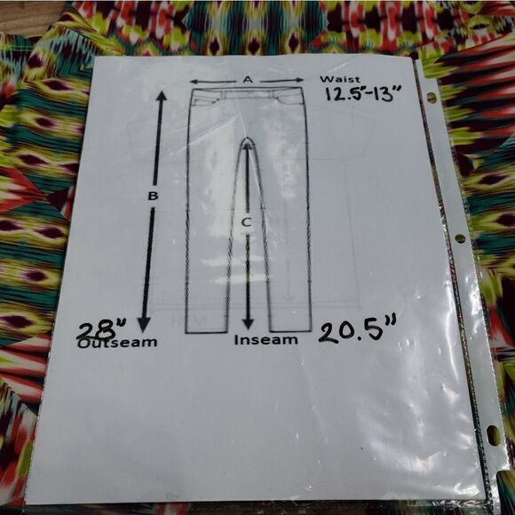 Onzie Colorful Cropped Leggings Bold Yoga Psychedelic Print Size Small Medium - Picture 12 of 12